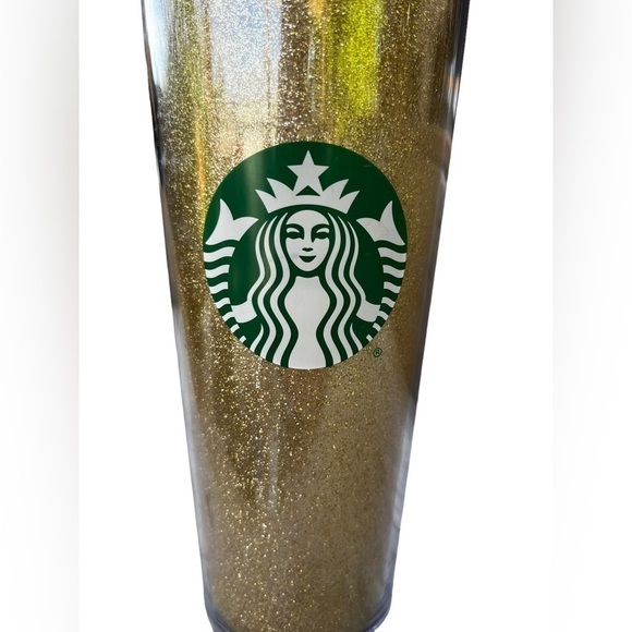 Starbucks Gold Glitter 24 oz Cold Cup Tumbler - Picture 6 of 8
